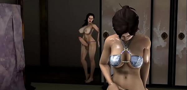  Futa Lara Croft Fucks Elizabeth Full HD-SMPlace.com